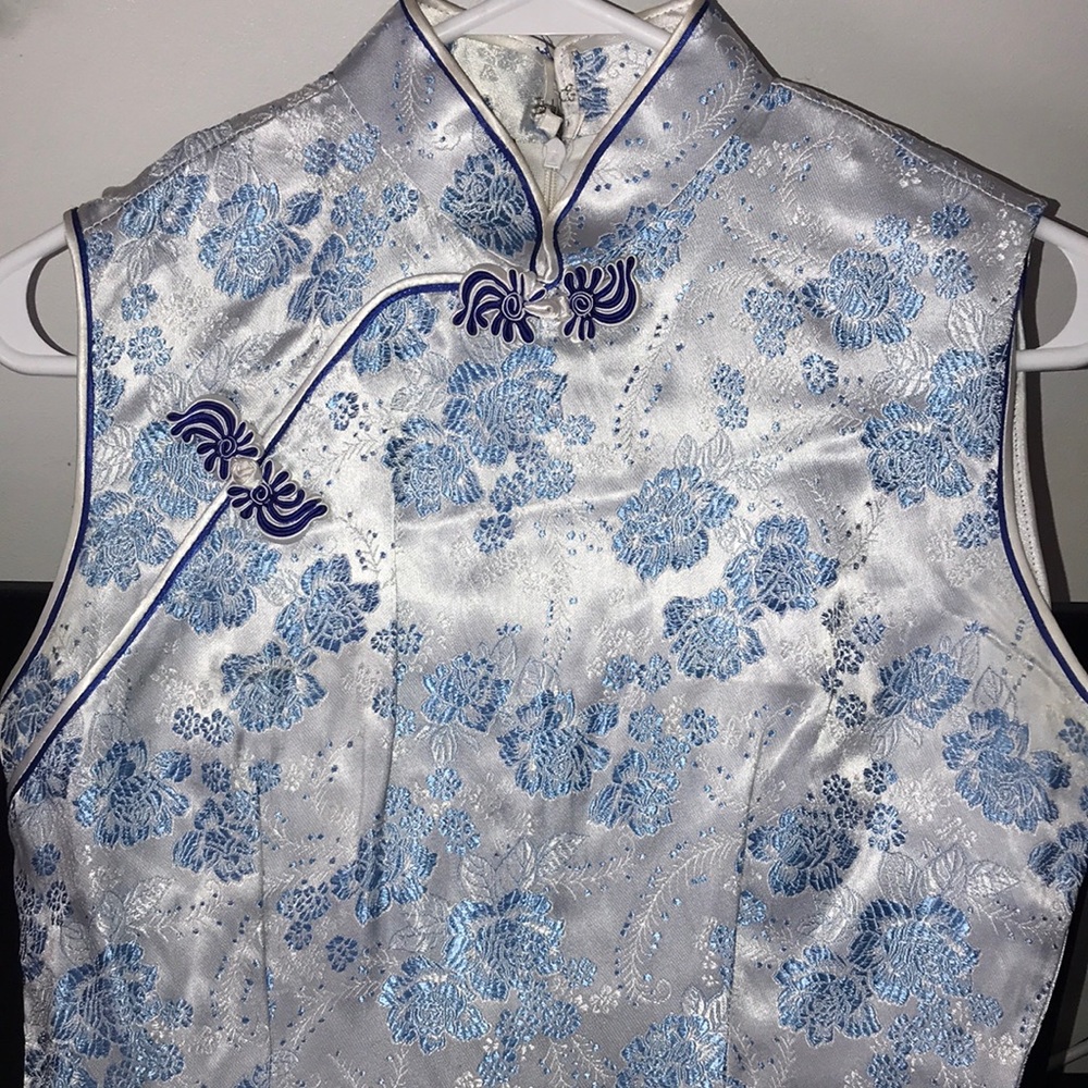 Dress in Chinese style, Mandarin Collar, size M